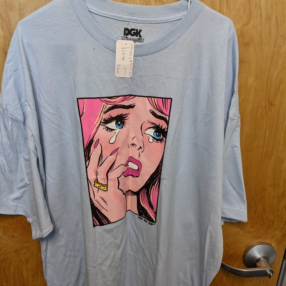 DGK Last Crush Light Blue T-Shirt 3XL